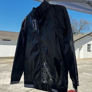 Akademiks Black Bomber Jacket